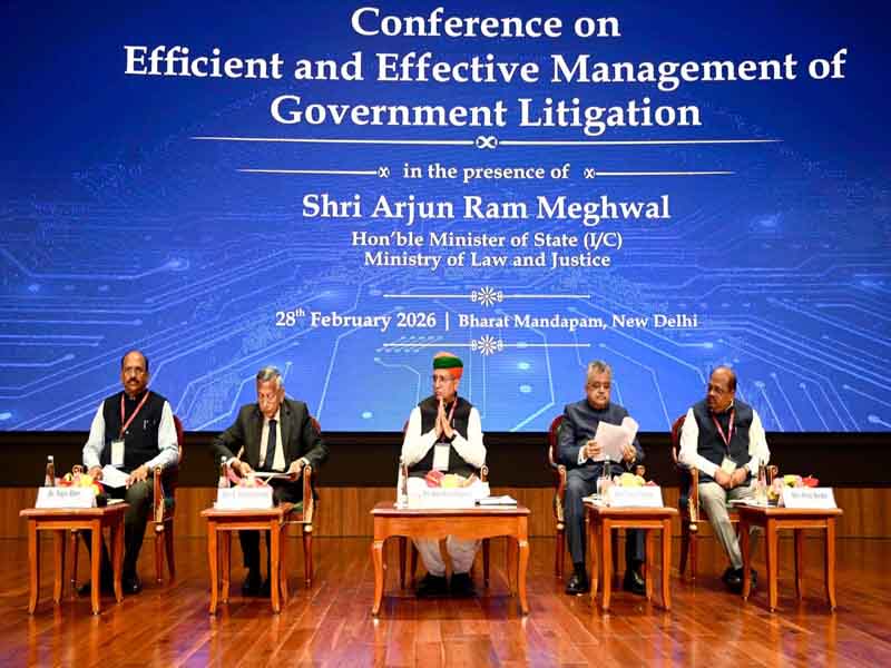 भारत सरकार द्वारा मुकदमेबाजी के कुशल और प्रभावी प्रबंधन पर सम्मेलन
